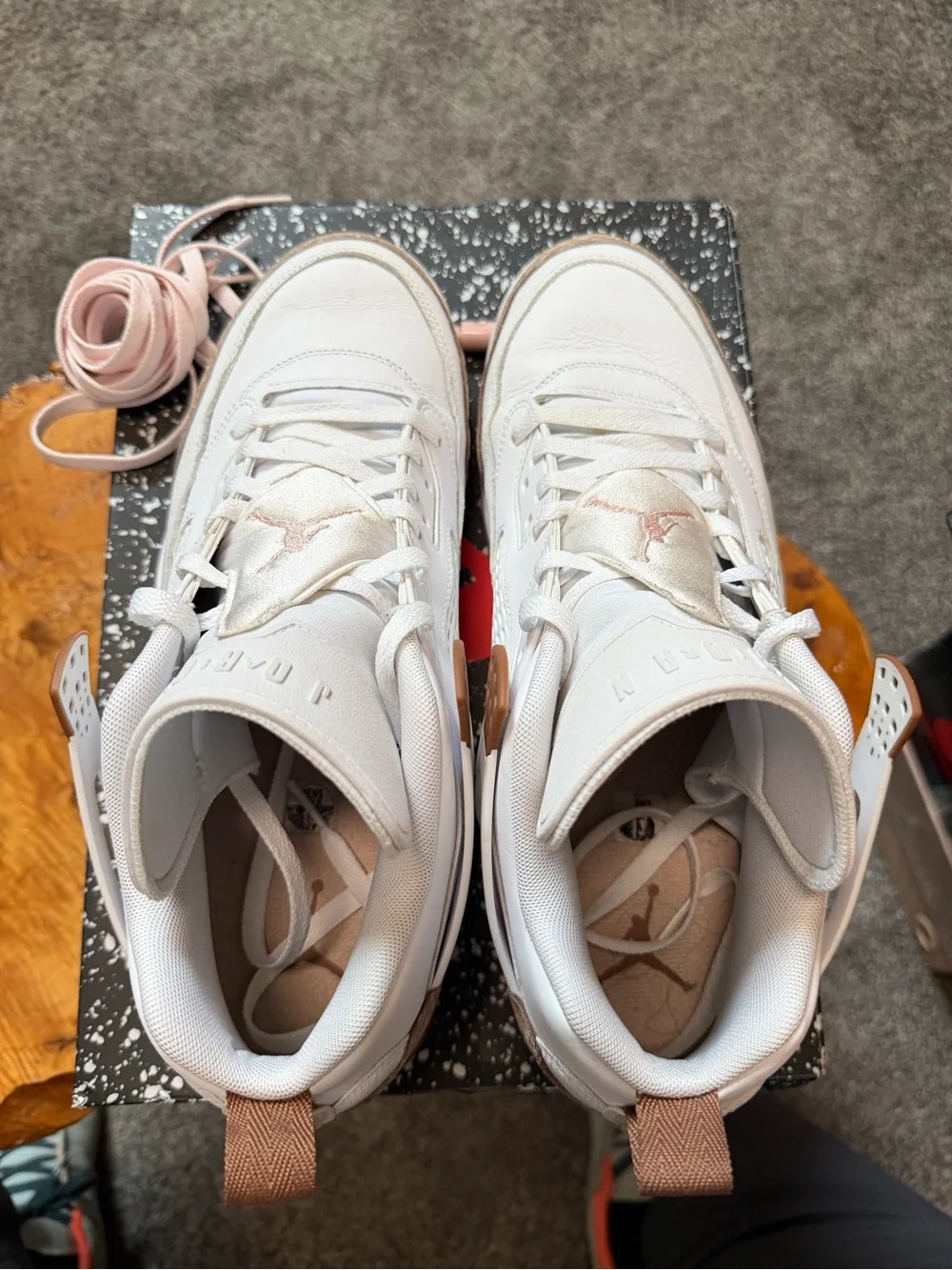 Jordan Spizike Low Archaeo Brown White Pink Men 13 Women 14.5 FQ1759-101 OG Box
